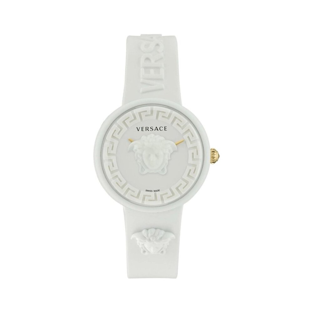 Versace Womens  White 39mm Strap Fashion Watch